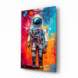 Astronaut Glass Wall Art || Designer Collection