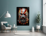 Kratos Glass Wall Art || Designer Collection