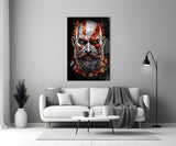 Kratos Glass Wall Art || Designer Collection