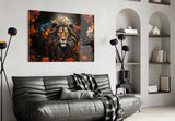 Lion Glass Wall Art || Designer Collection