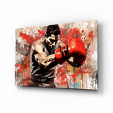 Boxing Glass Wall Art || Designer Collection