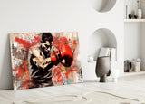 Boxing Glass Wall Art || Designer Collection