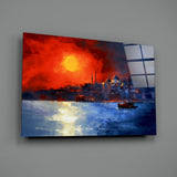 Istanbul Glass Wall Art || Designer Collection