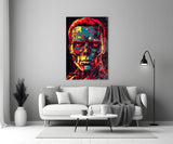 Mechanic Face Glass Wall Art || Designer Collection