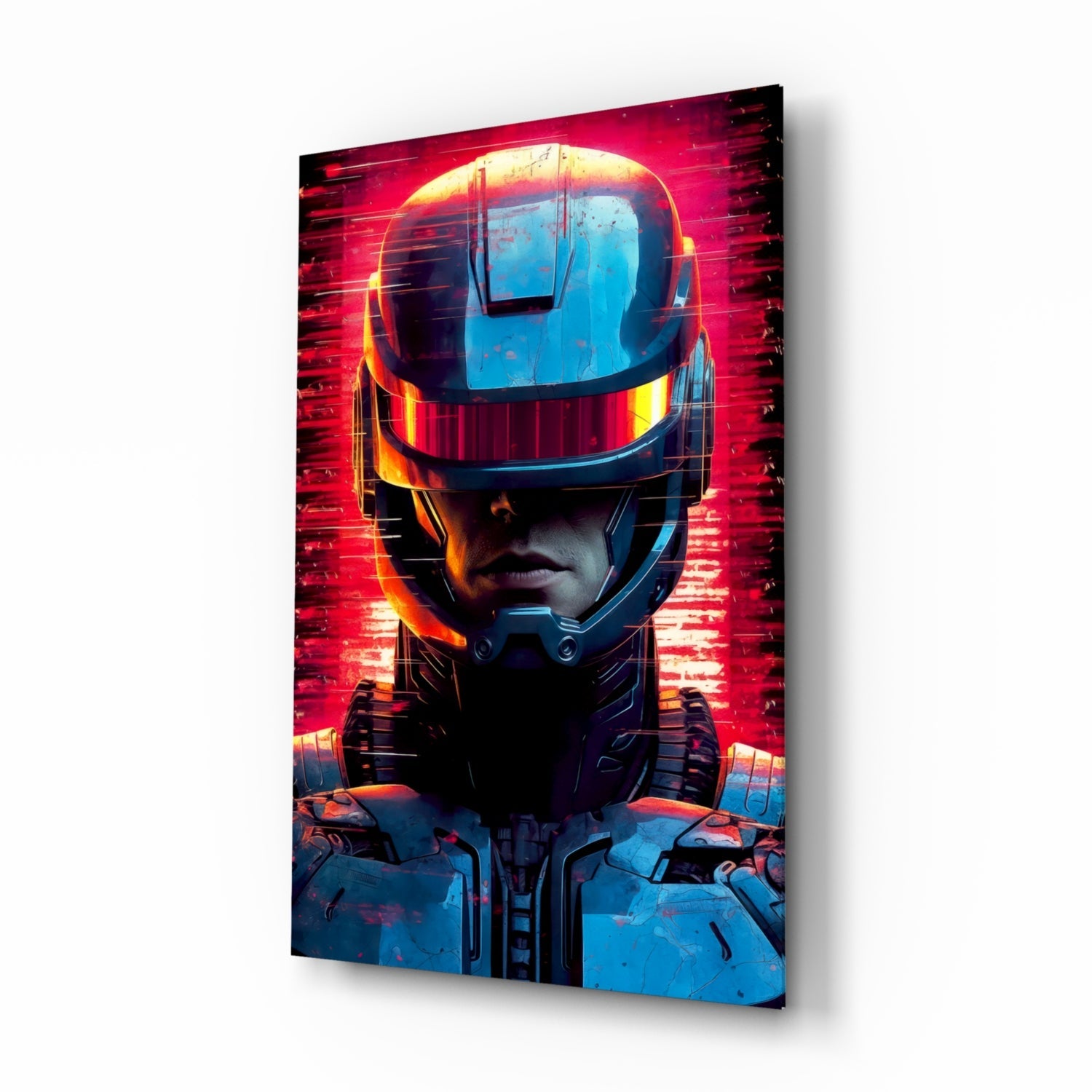 RoboCop Glass Wall Art || Designer Collection