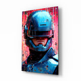 Robocop Glass Wall Art || Designer Collection