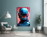 Robocop Glass Wall Art || Designer Collection