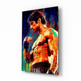 Fighter Glass Wall Art || Designer Collection