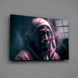 Tupac Glass Wall Art || Designer Collection