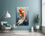 Angelfish Glass Wall Art|| Designer's Collection