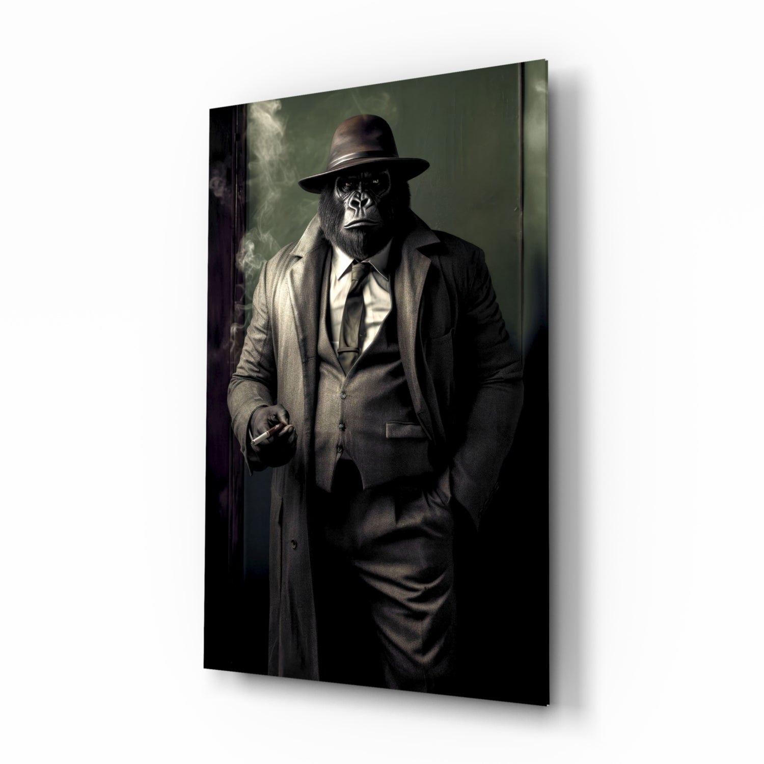 Mr. Inspector Glass Wall Art|| Designer's Collection