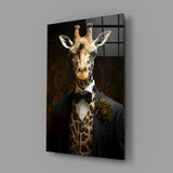 Gentleman Glass Wall Art|| Designer's Collection