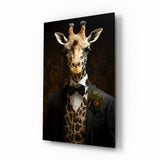 Gentleman Glass Wall Art|| Designer's Collection