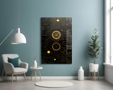 Ancient Sky Glass Wall Art|| Designer's Collection