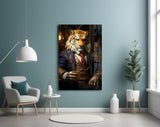 Duke Lion Glass Wall Art|| Designer's Collection