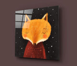 Fox Glass Wall Art