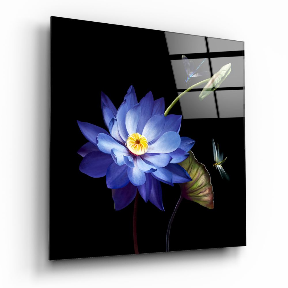 Flower Glass Wall Art