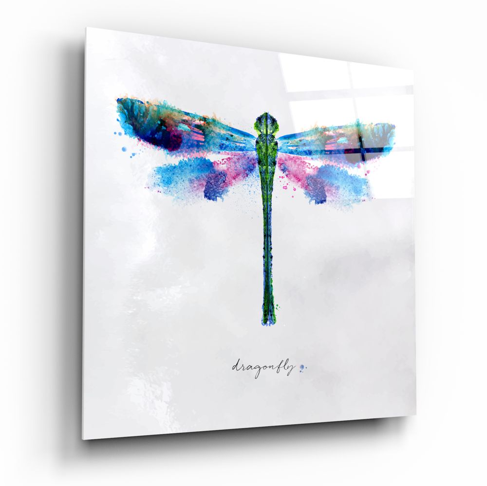 Dragonfly Glass Wall Art