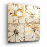 Flowers Glass Wall Art