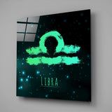 Horoscopes - Libra Glass Wall Art