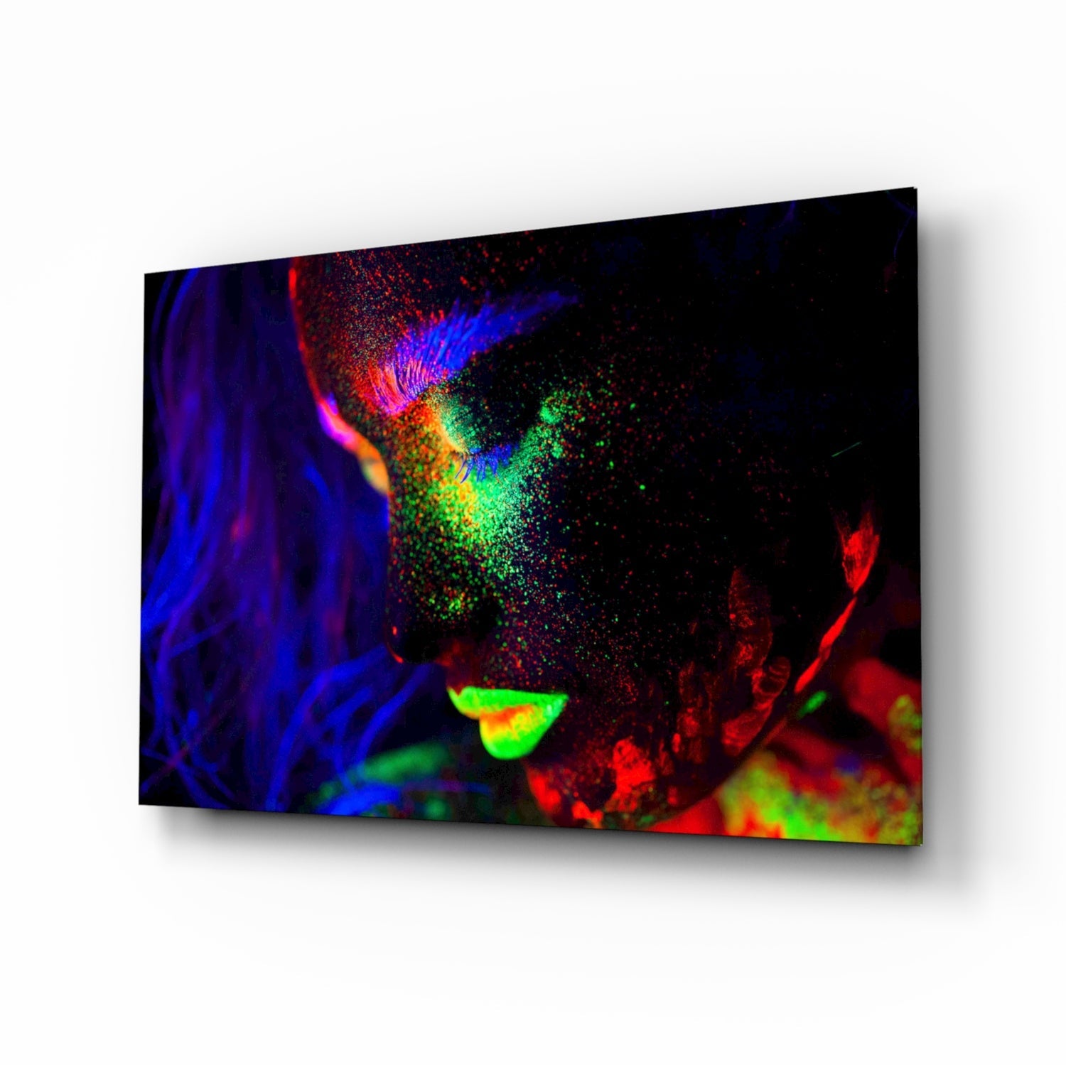 Woman Portrait 31 Glass Wall Art