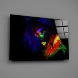 Female Portrait 32 Glass Wall Art