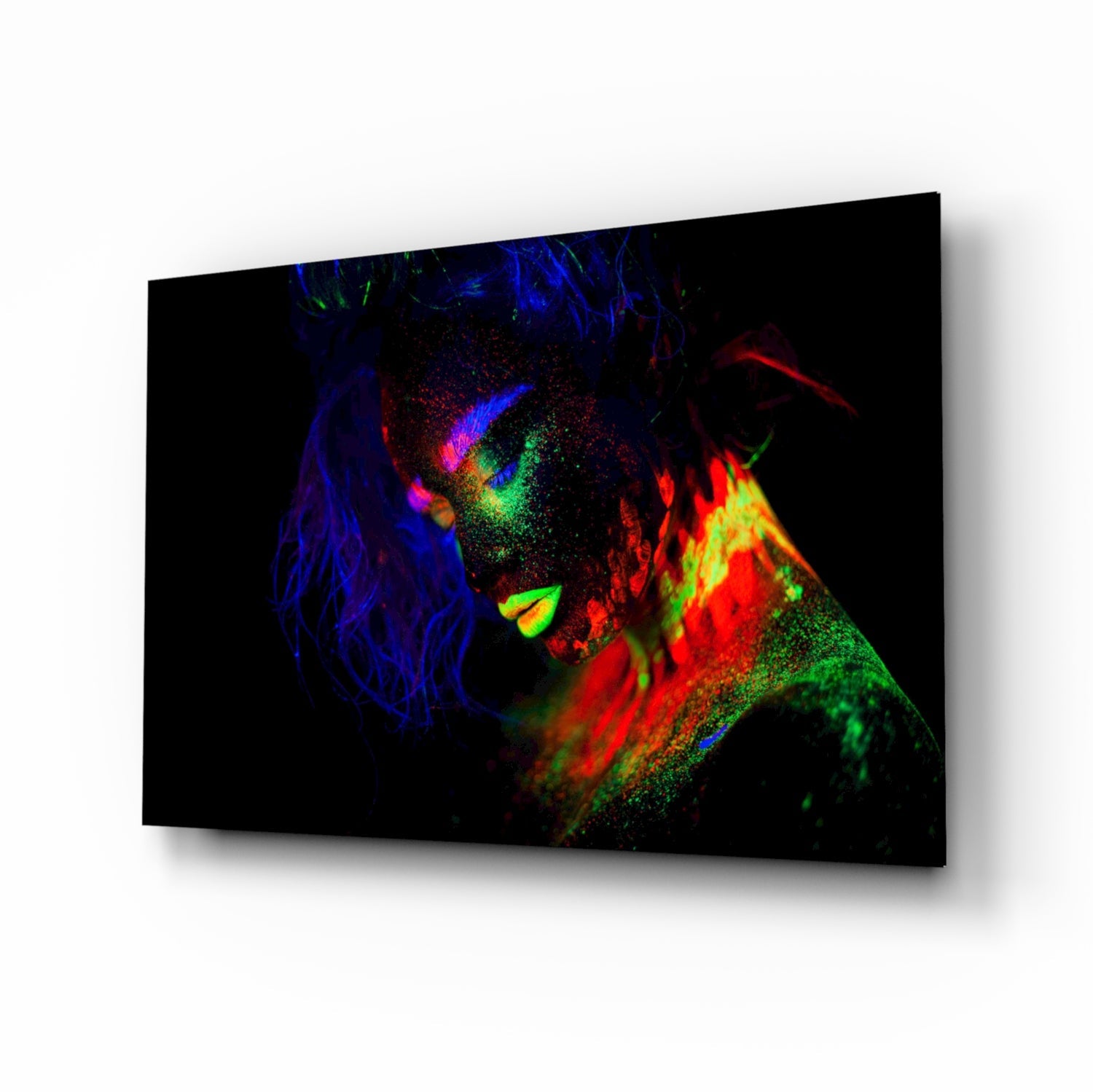 Female Portrait 32 Glass Wall Art