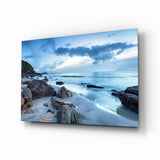 Sea Landscape Glass Wall Art