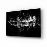 Trumpet Glass Wall Art