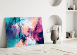 Abstract Glass Wall Art