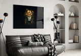 Lion Glass Wall Art