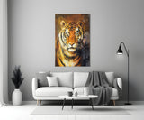 Tiger Glass Wall Art