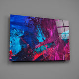 Abstract Colors Glass Wall Art