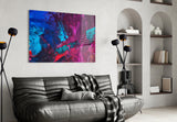 Abstract Colors Glass Wall Art