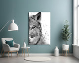 Wolf Glass Wall Art