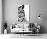 Wolf Glass Wall Art