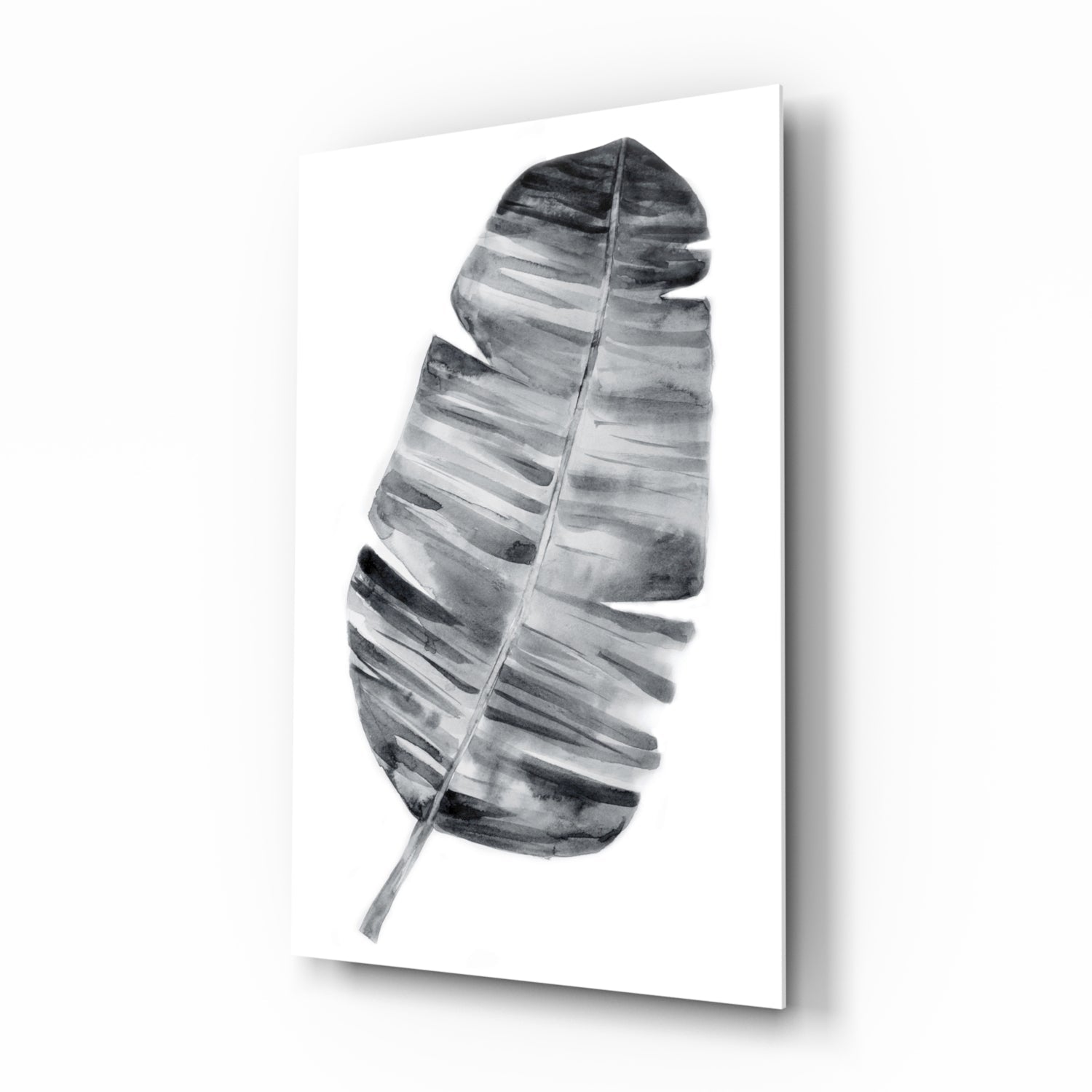 Feather Glass Wall Art