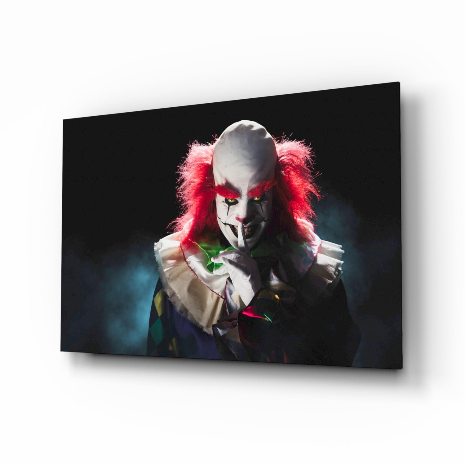 Clown Glass Wall Art