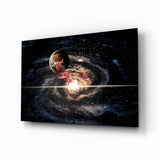 Space Glass Wall Art