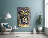 Owl Glass Wall Art