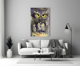 Owl Glass Wall Art