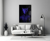 Darko Purple Glass Wall Art