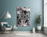 Angelou Words Glass Wall Art