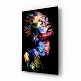 Effect Woman Glass Wall Art