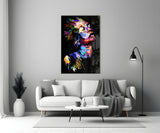 Effect Woman Glass Wall Art