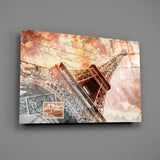 Eiffel Glass Wall Art