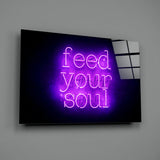 “Feed Your Soul” Glass Wall Art