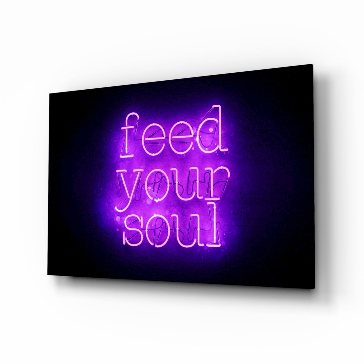 “Feed Your Soul” Glass Wall Art