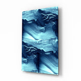 Blue Serenity Glass Wall Art