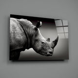 Rhino Glass Wall Art